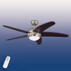Ventilateur de plafond Westinghouse Bendan 5 pales (Ø x H) 132 cm x 360 mm marron