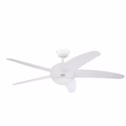 Westinghouse Bendan, Ventilateur à lame domestique, Blanc, Plafond, Verre, 50 dB, 175 tr/min