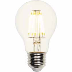 Dimensions et données techniques 220-240 V Verre clair Culot : E27 Puissance : 7,5 W Température de couleur : 2700 K (blanc c ...