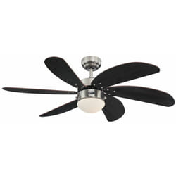 Westinghouse - Ventilateur de plafond Turbo Swirl Chrome 105 cm