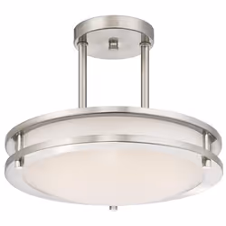 Westinghouse Lauderdale, 1 ampoule(s), LED, 3000 K, 800 lm, IP20, Nickel