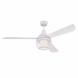 Westinghouse Graham, Ventilateur à lame domestique, Blanc, Plafond, Contre-plaqué, Silicone, Acier, 49 dB, 20 m²