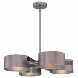 Westinghouse Zaro, Support de fixation, Acier brossé, Gris, CE, Reach, RoHs, 1 ampoule(s), E27
