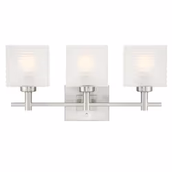 Westinghouse Alexander, Surface, Cube, 3 ampoule(s), E27, IP20, Nickel, Blanc