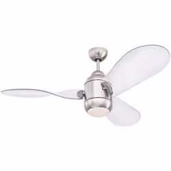 Dimensions et données techniques 220-240 V ~ 50 Hz Diamètre : 122 cm pour Couleur du boîtier : nickel brossé Couleur des pale ...