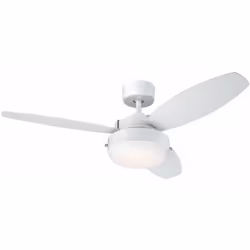Dimensions et données techniques 220-240 V ~ 50 Hz Diamètre : 105 cm Couleur du boîtier : blanc (acier) Couleur des pales : b ...