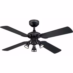 Dimensions et données techniques 220-240 V ~ 50 Hz Diamètre : 105 cm Couleur du boîtier : brushed gun metal Couleur des pales ...