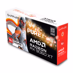 Sapphire PURE AMD Radeon RX 9060 XT GPU 16 Go GDDR6 - Vue supplémentaire 6