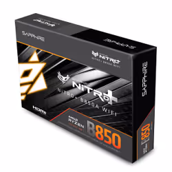 Sapphire NITRO+ B850A Carte Mère AMD AM5 Micro-ATX Wi-Fi 7 DDR5 - Vue supplémentaire 7