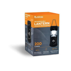 Lanterne et Torche de Camping - UNIROSS - Modèle Solaire Rechargeable - 200 lumens - Blanc - Mixte