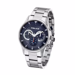 Police Montre Homme Argenté