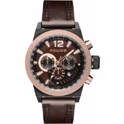 Montre Police R1471607004 LADBROKE CHR CADRAN MARRON BRACELET MARRON
