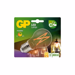 Description GP Lighting LED FlameDim E27 7W (60W) 806 lm GP 085430