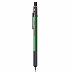 Rotring 2164106, Vert, Acrylonitrile-Butadiène-Styrène (ABS), HB, Hexagonal, Acier inoxydable, 0,5 mm
