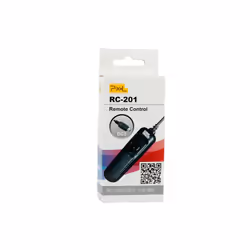 PIXEL RC-201, Caméra Numérique, Avec fil, Appuyez sur les boutons, Noir