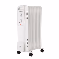 Daewoo - radiateur à bain d'huile 2000w blanc - doh-499m.white
