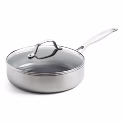 GreenPan Geneva, 2,65 L, Rond, Argent, Verre, Acier inoxydable, Argent, Acier inoxydable