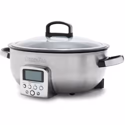 Ce Cuiseur Multifonction Greenpan vous permettra de cuisiner sainement en gagnant du temps et de l'énergie. Composition : - C ...