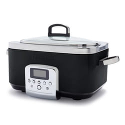 GreenPan CC005311-001 mijoteuse 6 L 1350 W Noir, Acier inoxydable