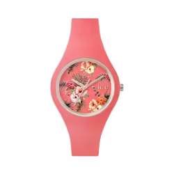 Montre - ICE-WATCH - ICE flower Delicious - Bracelet silicone rose - Affichage analogique - Femme