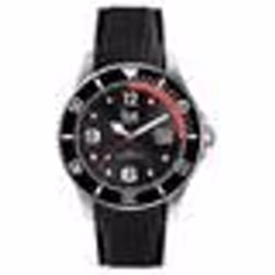Montre - ICE-WATCH - ICE steel Black - Bracelet silicone - Cadran noir - Style tendance