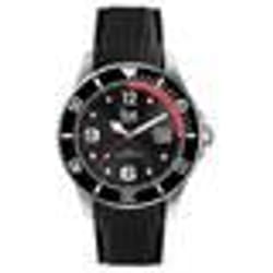 Montre - ICE-WATCH - ICE steel Black - Bracelet silicone - Cadran noir - Style tendance