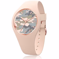 Montre - ICE-WATCH - Bastogne Glam nude - Bracelet en silicone - Cadran rose - Mouvement quartz