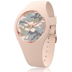 Montre - ICE-WATCH - Bastogne Glam nude - Bracelet en silicone - Cadran rose - Mouvement quartz