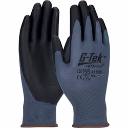 Gants tricotés sans couture en nylon pour du confort, de la respirabilité et de la dextérité. L’enduction Neofoam™ noire sur  ...