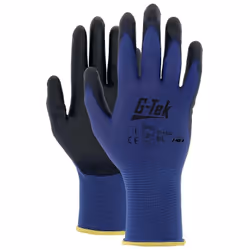 Gants tricotés sans couture en nylon. Enduction lisse en polyuréthane sur la paume et le bout des doigts. Excellente résistan ...