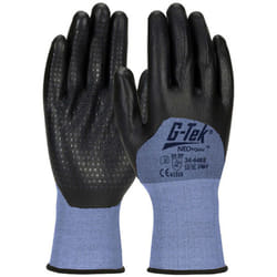 Gants de travail G Tek tricotés avec enduction Neofoam et picots bleu acier T10 PIP 34 648B 10