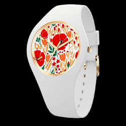 Montre - Ice-Watch - ICE FLOWER POPPY FIELDS - Acier inoxydable - 34mm - Étanche 10ATM