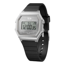 Montre Ice Watch Ice Digit Retro - Metal Silver Mirror - Black Pour Femmes en Noir - 022735