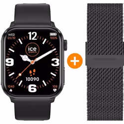 Montre connectée ICEWATCH smart 2.0 AMOLED Black + Bracelet Milane