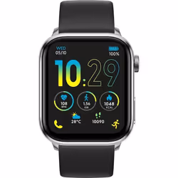 Montre connectée ICEWATCH Ice Smart 3.0 Argent Bracelet Noir 1.78