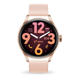 Montre femme bracelet silicone et plastique - Ice Watch - Montre connectée Ice Watch 3.0 rose gold nude 1.20GPS