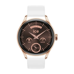 Montre femme bracelet silicone et plastique - Ice Watch - Montre femme connectée Ice Smart 3.0 rose gold 1.2amoled GPS