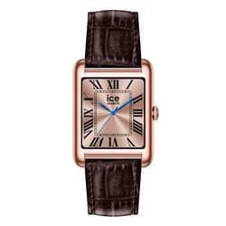 Montre femme - ICE WATCH - Ice Smart TK 2.0 - Bracelet cuir croco marron - Boîtier 32x36mm - Sportive