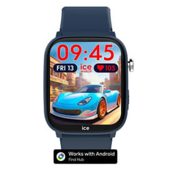 Montre enfant - ICE WATCH - Ice Smart Junior FH Blue - Écran 175 - Compatible Google Find Hub - Bleu