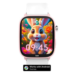 Montre connectée - ICE WATCH - Ice Smart Junior FH - Rose et blanche - Écran tactile 175 - Podomètre
