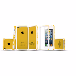 ITSKINS ITIP5CVENUMYE coque de protection pour téléphones portables Housse Jaune