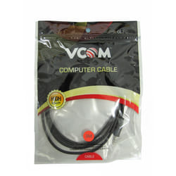 VCOM CV202-3.0 câble audio 3 m 3,5mm Noir