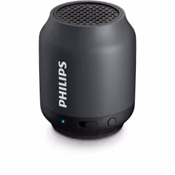 Philips Enceinte portable sans fil BT50B/00, 1.0 canaux, 3,81 cm, 2 W, Avec fil &sans fil, A2DP, AVRCP, HFP, 10 m