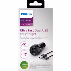 Philips Chargeur allume-cigare USB DLP2357U/10