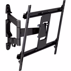 Philips Support mural articulé pour écrans plats de 37’’ à 90’’, 200 x 200 mm, 600 x 400 mm, -1 - 12°, 180°, Métal, Noir