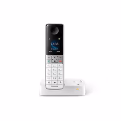 Philips Téléphone fixe sans fil avec répondeur D6351W/38, Téléphone DECT, Haut-parleur, 100 entrées, Identification de l'appe ...
