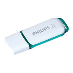 Philips FM25FD75B/10 lecteur USB flash 256 Go USB Type-A 3.2 Gen 1 (3.1 Gen 1) Turquoise, Blanc