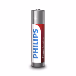 Philips Power Alkaline LR03P4B/05, Batterie à usage unique, AAA, Alcaline, 1,5 V, 4 pièce(s), Cd (cadmium), Hg (mercure), Pb  ...