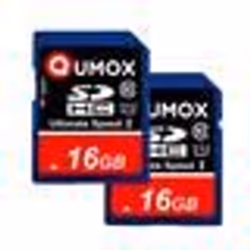 2pcs QUMOX 16 GO 16 GB SD SDHC Classe10 UHS-I x2