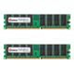 2pcs QUMOX 1Go DDR 400MHz PC-3200 (184 broches) DIMM mémoire ordinateur de bureau